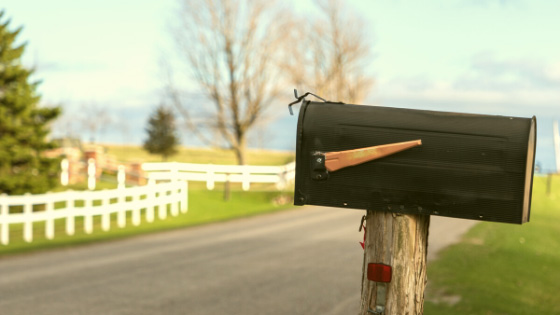 Mailbox in a Rural Setting