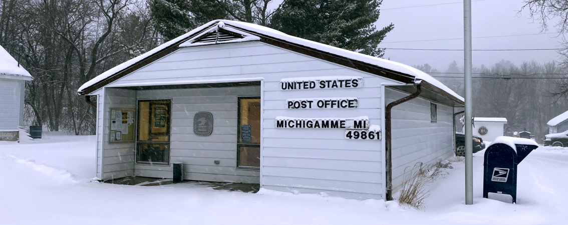 Michigamme Michigan Post Office Last Mile Property